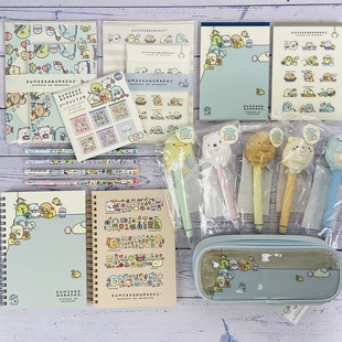 日本san-x角落生物被喜欢包围系列限定周边A6便签本玩偶笔信集