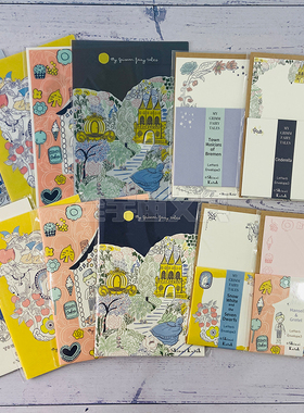 【10%off】日本shinzi katoh宫沢贤治格林童话文件夹信集笔记本