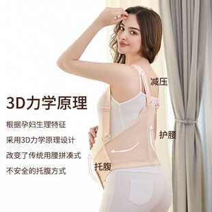托腹带孕妇专用孕中期晚期托肚子兜肚护腰带怀孕医用大码拖腹部带