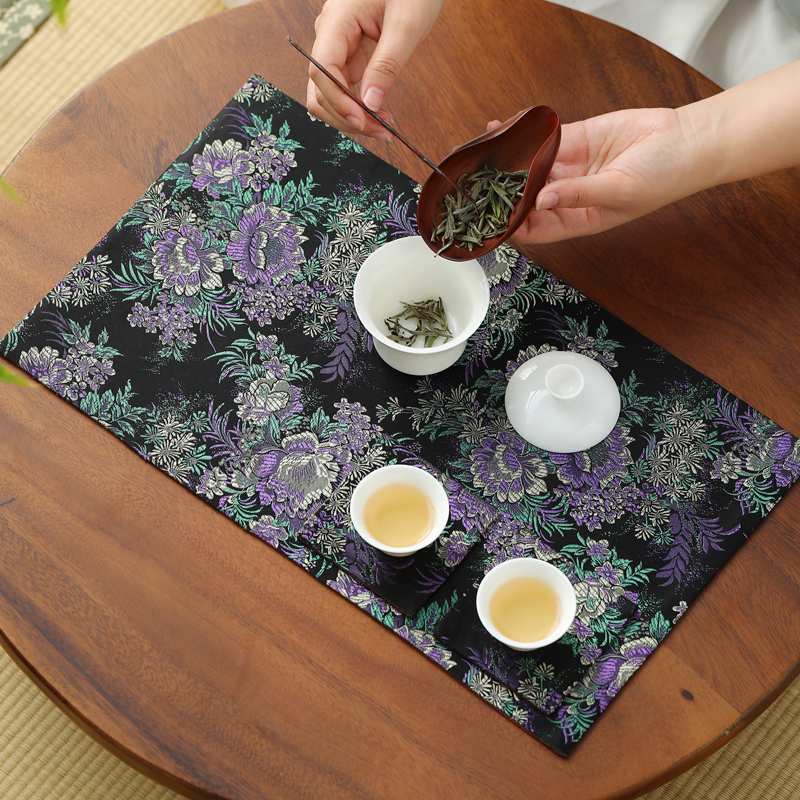 主人位高端干泡茶席隔热垫子