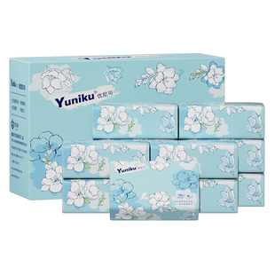 优尼可保湿乳霜纸婴儿柔纸巾宝宝专用超柔新生云柔巾100抽大包装