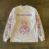 300克重磅 青少年港风宽松上衣百搭显瘦T恤国潮复古oversize长袖