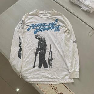 300克重磅！欧美印花t恤帅气显瘦ins风外穿长袖T上衣复古上衣服