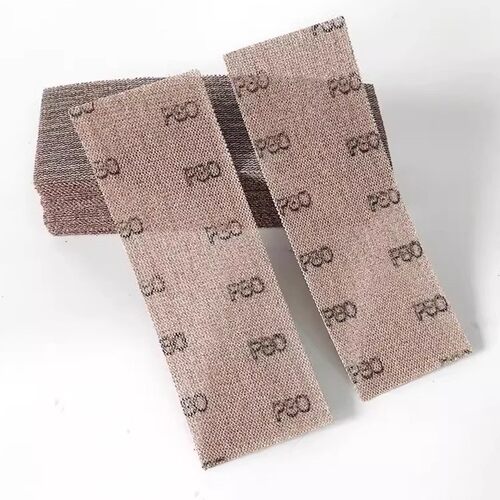 70X198长方形网砂背绒自粘干磨砂纸卷手刨打磨板网格砂纸