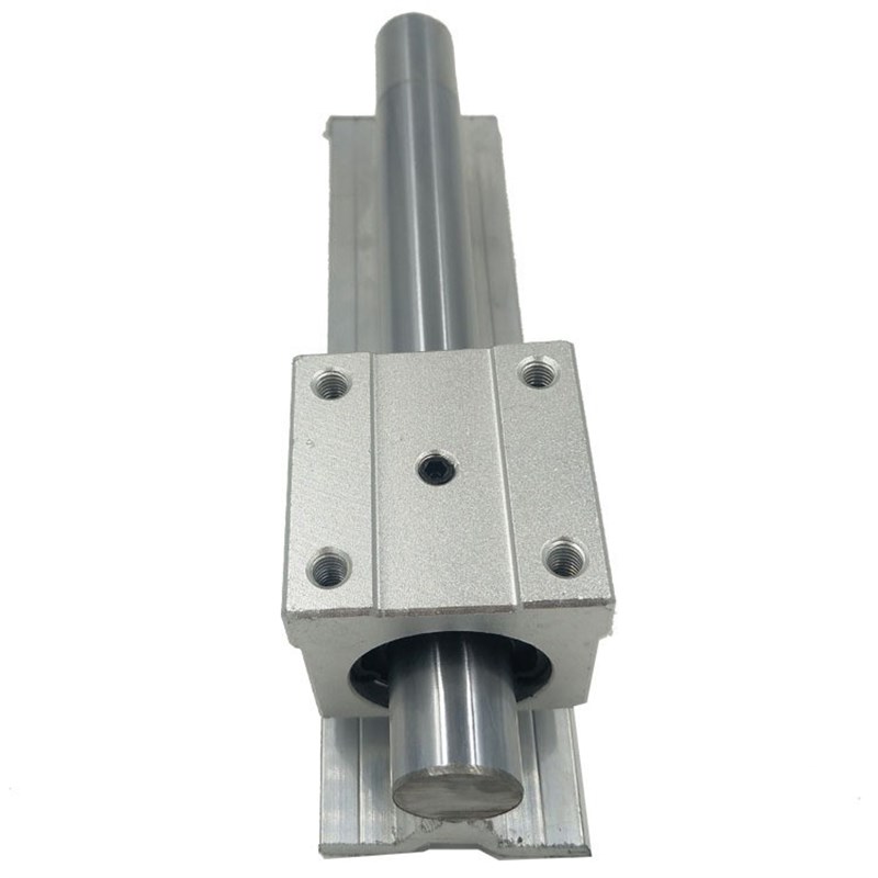 圆柱直线导轨光轴滑轨铝拖滑台滑块SBR 12 16 20L 25 30 35 40 50