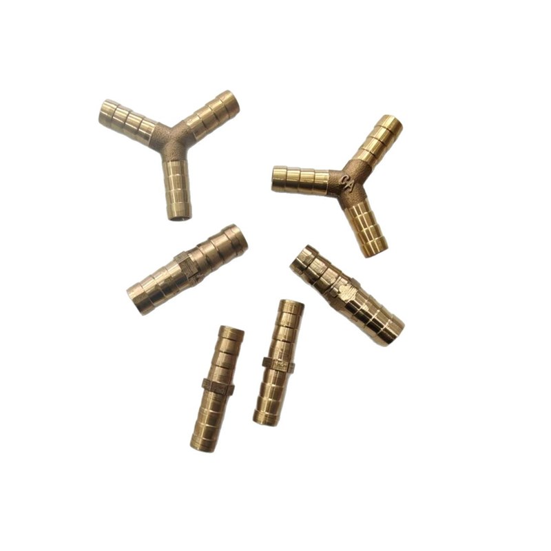 两通 直通 铜接头8mm接头 氧气管接头 直通接头三通接头1.0mm接头