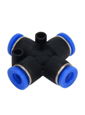 塑料快插接头十字四通PXL PZA8 6 4 C10 12 插4 6 8 10 12mm气管