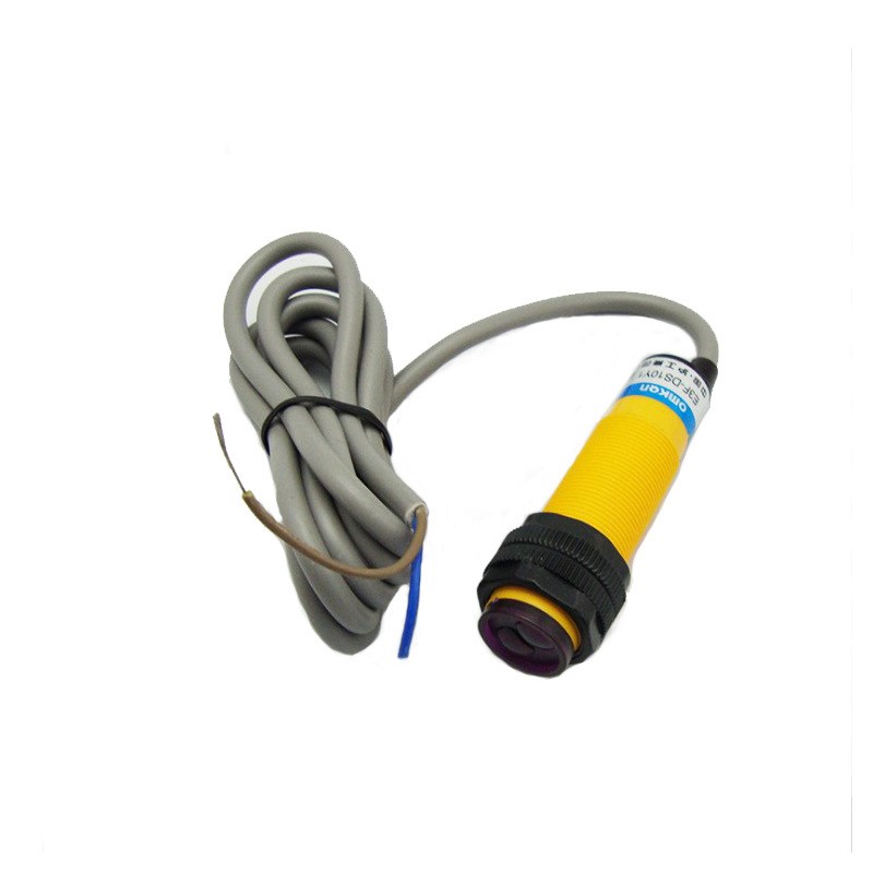 红外传感器Ee3F3-DS50N1 光电开关 50CM NPN三线常开 M30