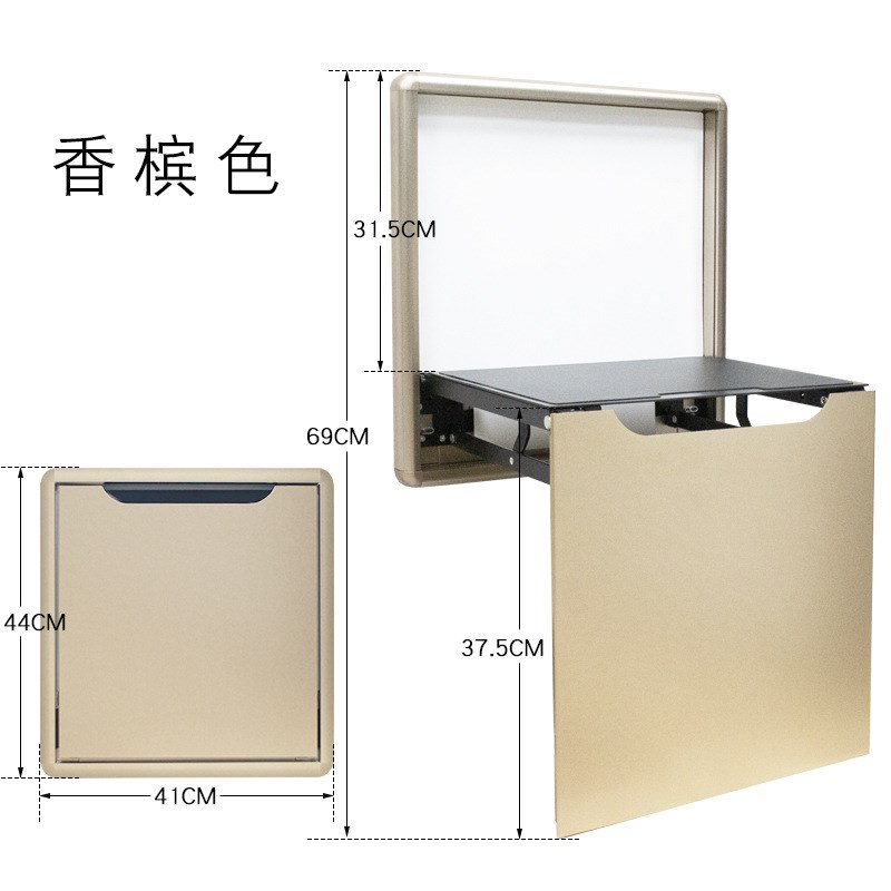 超薄隐藏式折叠凳 多功能家用玄关椅折叠换鞋凳 壁挂式挂墙穿鞋凳图片