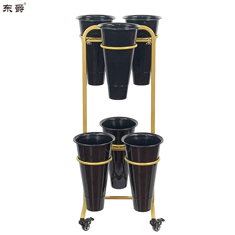 摆摊鲜花架展示架花店花架卖花可移动架子醒花桶架彷真花艺兰花架