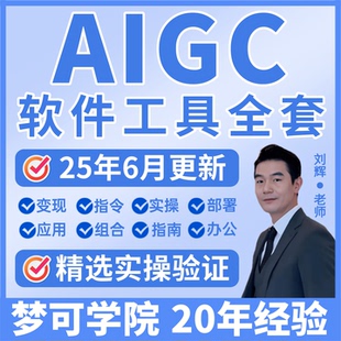 人工智能AI软件工具包赚钱教程提示词网课永久会员电子版113