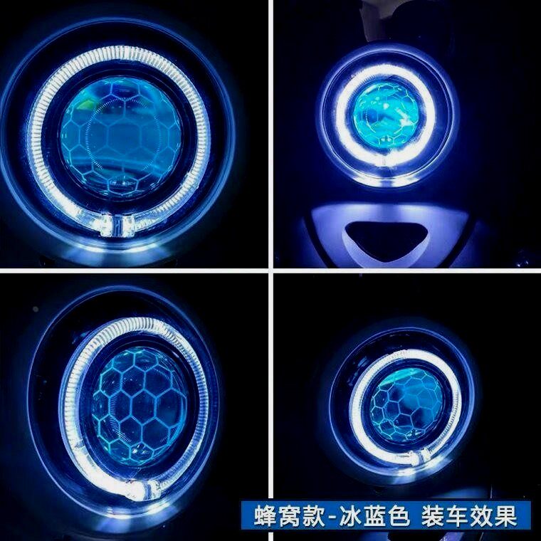 龟五LED新款85w小太阳透镜激光大灯LED 手机app可调恶魔眼小龟王
