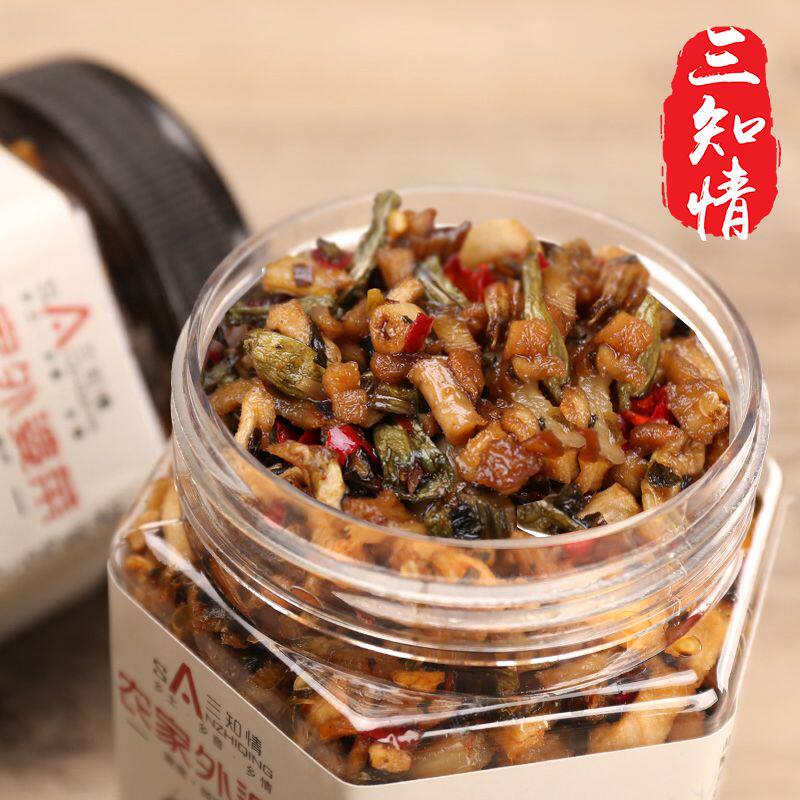 外婆菜咸菜雪菜湖南特产正宗下饭菜香辣酱菜开味菜大全萝卜干腌菜