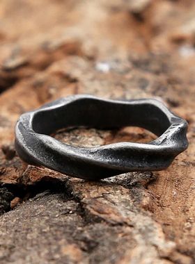 Punk Fashion 316L Stainless Steel Mobius Rings Gothic Vintag