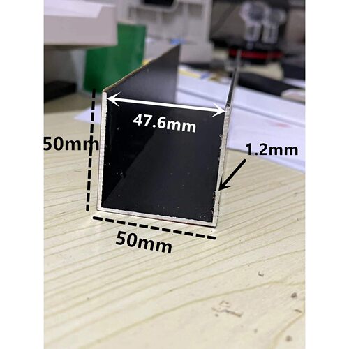 50*50*1.2铝合金烤漆U型槽包边U型铝卡槽装饰卡条吊顶收口墙条