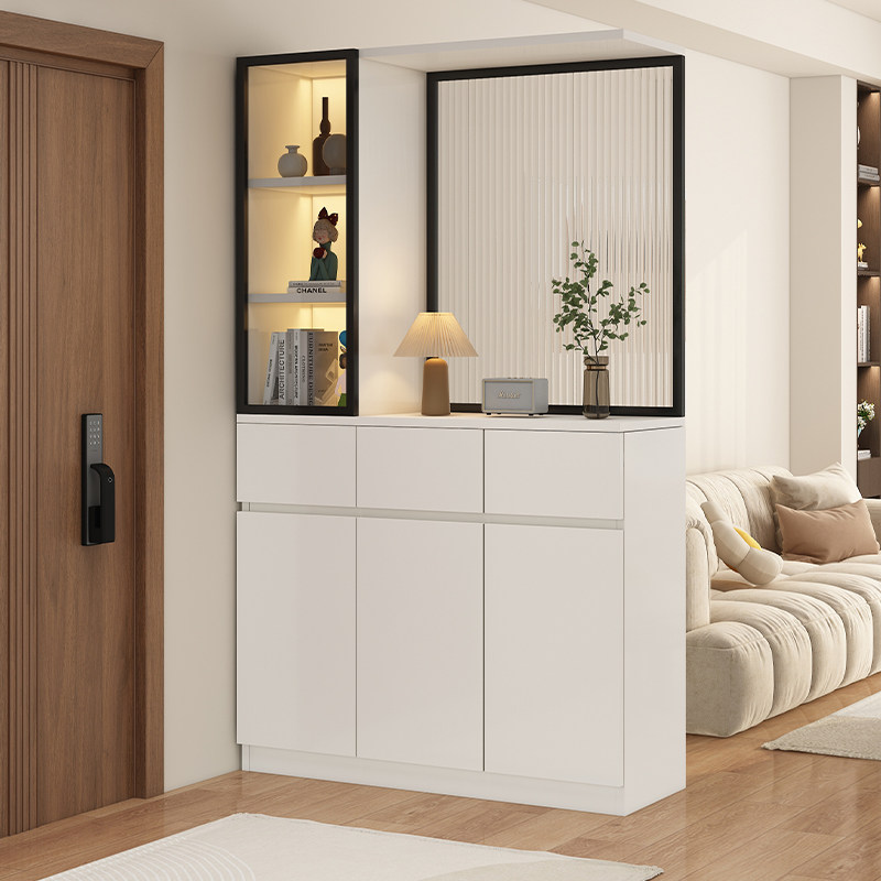 全友家居客厅玄关柜入户正对门沙发屏风隔断柜子2025新款进门鞋柜