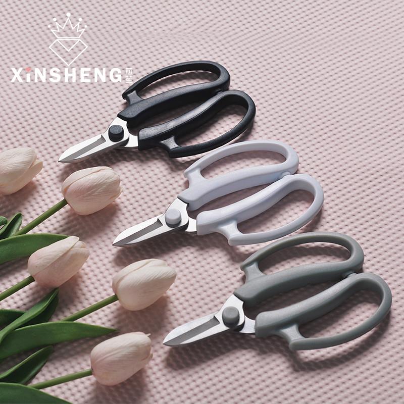 专业花艺剪刀 高碳钢防锈园艺剪 精工防滑耐用插花修剪工具