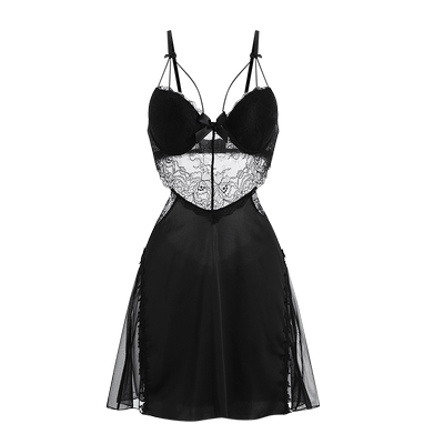 【瑰若】蕾丝性感睡衣新款睡裙