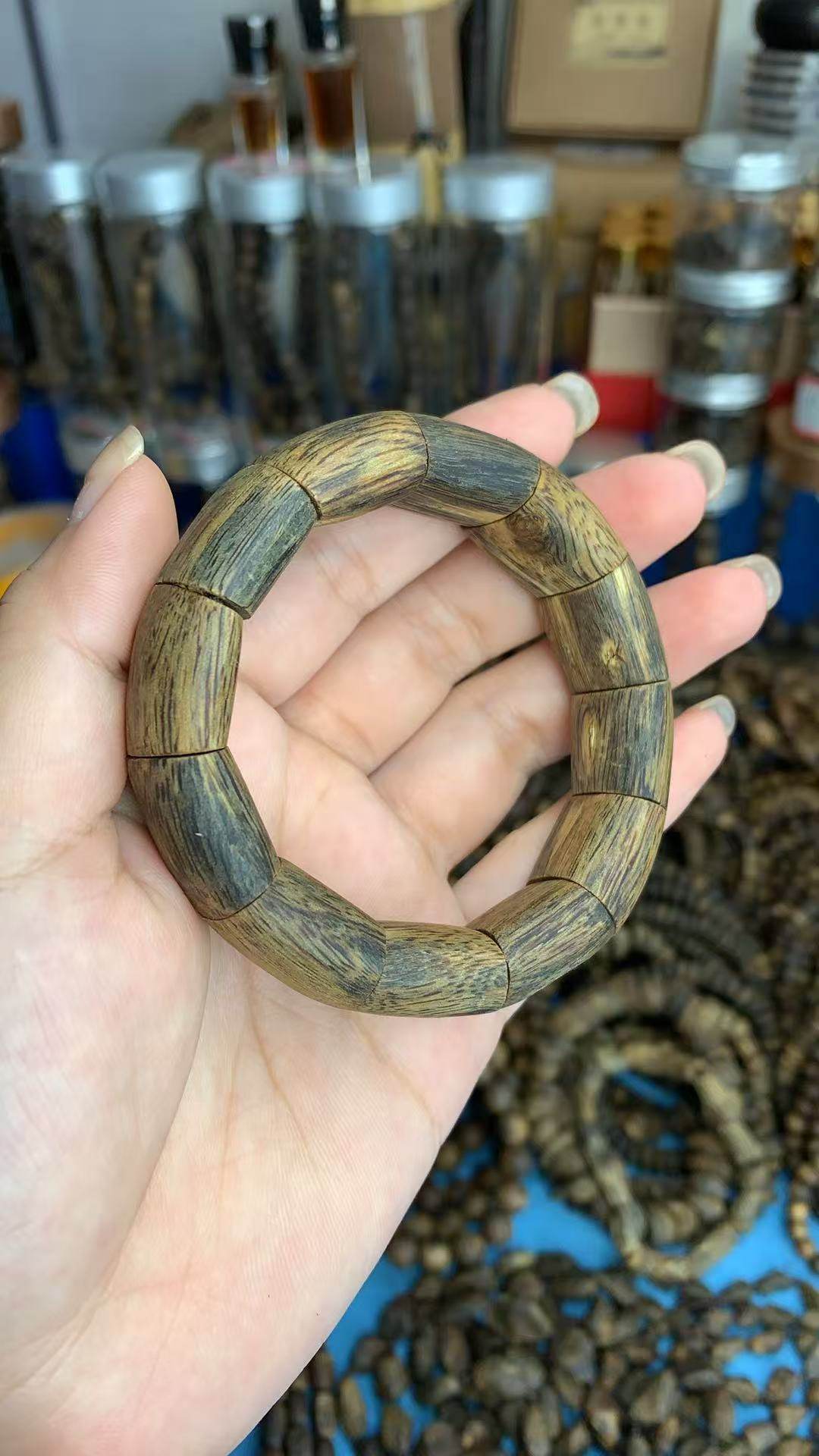 种植棋楠沉香手镯1.1单圈22克沉水浮,饰品/流行首饰/时尚饰品新,沉香,淘宝优惠券,粉丝福利购,淘宝优惠卷