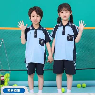 南宁小学生校服夏装男女运动服