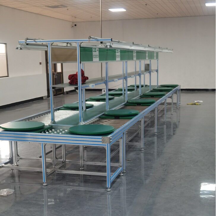 厂家供应滚筒线锂电池pack组装线空调装配生产线无动力滚筒线