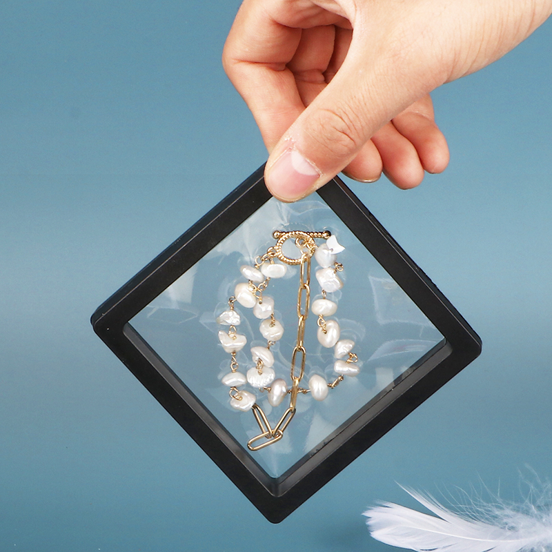 首饰收纳盒文玩手串展示盒珠宝耳钉戒指项链手镯整理盒