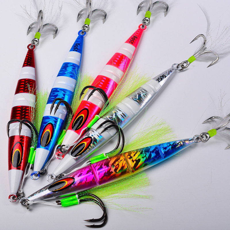 夜光速沉铁板路亚铅鱼诱饵金属南油海钓30G慢摇