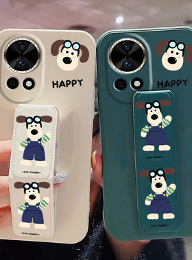 适用华为nova13手机壳防摔背贴支架nova12Pro磁吸腕带11Ultra一体支架Nova10/9/8/7/6/5/4横竖屏懒人追剧神器