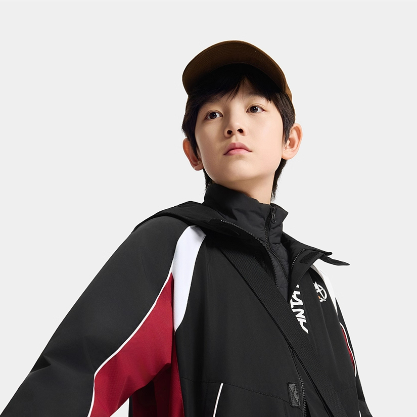 篮球系列安踏儿童三防两件套2025冬款防泼水三防羽绒352541604