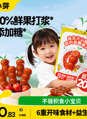 窝小芽鸡内金山楂棒棒糖无添加糖葫芦儿童零食送婴幼儿宝宝辅食谱