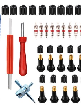 气门嘴气门芯安装工具套装 u摩托车 汽车轮胎拉杆拔取器412 413