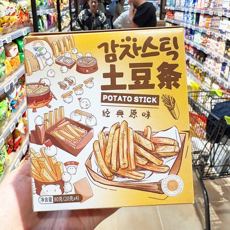 胖东来代购 九日牌土豆条原味8米饼/仙贝/大米制品