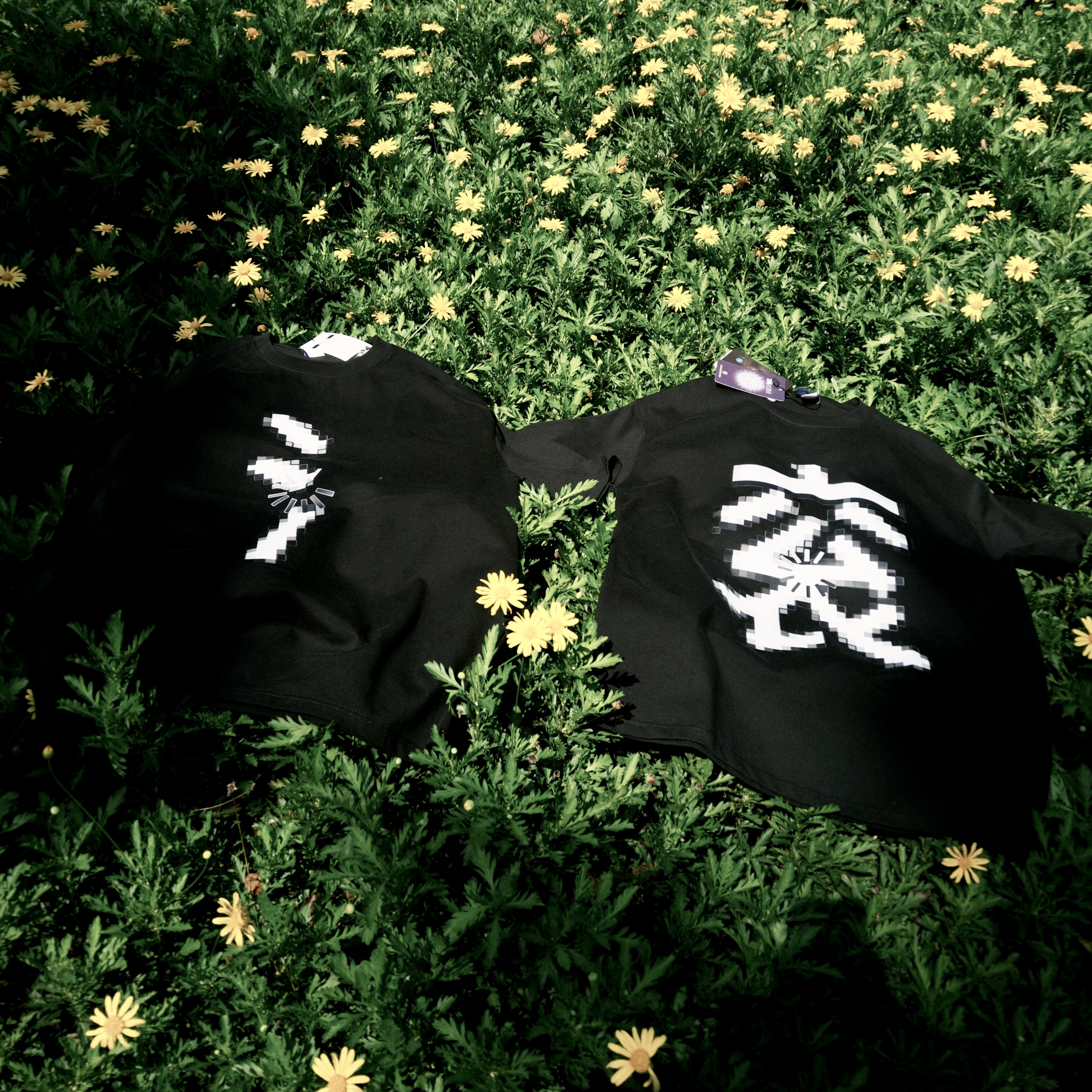 音乐节抽象短袖T恤夏季纯棉