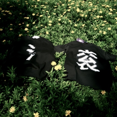 音乐节抽象短袖T恤夏季纯棉