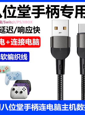 八位堂手柄数据线电脑USB传输线