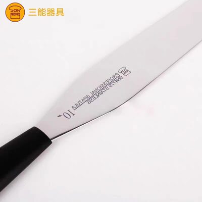 SANNENG烘焙工具不锈钢蛋糕脱模刀抹平奶油整形刮平西点蛋糕面包