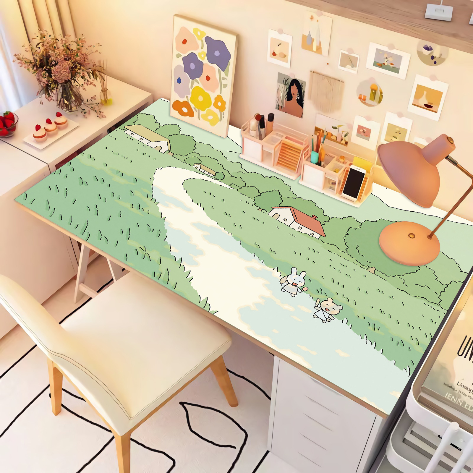 防水防油  双面使用  耐磨耐用 PU材质