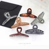 Брендовая заколка для волос, заколка-крабик, большой аксессуар для волос, шпильки для волос, простой и элегантный дизайн