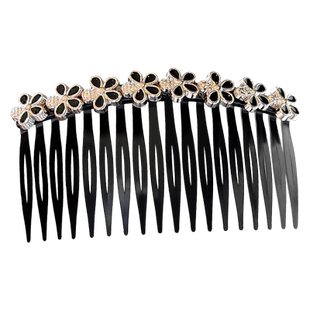 后脑勺碎发整理神器发夹女发梳珍珠插梳刘海发卡韩国百搭头饰发箍