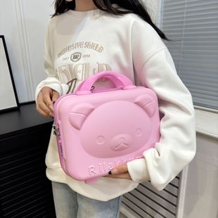 手提行李箱化妆小箱子包14寸卡通可爱密码箱便捷儿童迷你收纳箱女