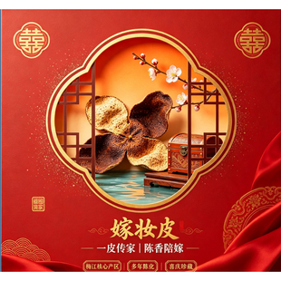 2023年梅江嫁妆皮罐装500克！