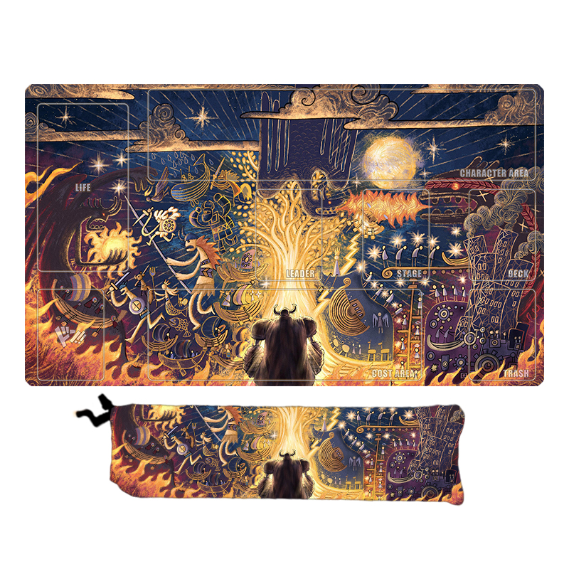 OPCG卡垫海贼王diy航海王神话世界卡牌垫子桌游垫定制Playmat