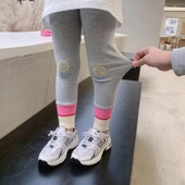 宝宝舒适高弹裤 新品 子 女童时尚 运动裤 春秋亲肤儿童洋气修身 打底裤