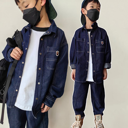 儿童牛仔衬衫赠送运费险