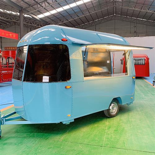 多功能移动奶茶车氧化铝街景营地售卖车冰淇淋小吃网红商用美陈车