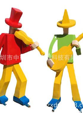 玻璃钢商业美陈卡通人物景观装饰摆件户外大型园林商业街雕塑