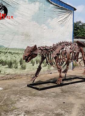 博物馆恐龙.米长甲龙骨架(kg)骨架骨骼大型逼真玻璃钢模型