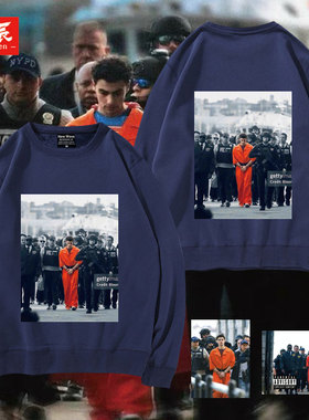 Luigi Mangione橙色超人路易吉曼吉奥内美国刺客周边圆领卫衣