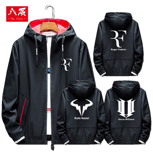 纳达尔费德勒穆雷德约科维奇网球男女开衫夹克青少年宽松外套衣服