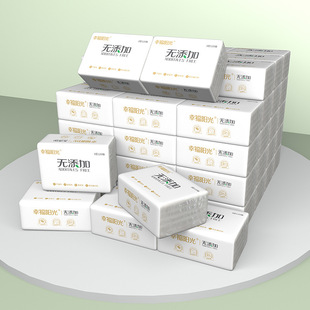 可談 箱裝 幸福陽光無添加系列3層抽取式 面紙120抽24包紙巾紙